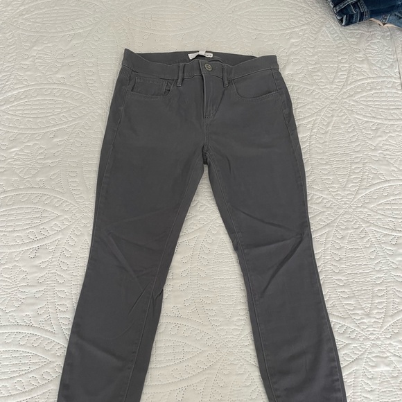 Soft gray ankle LOFT pants size 25 - Picture 1 of 2